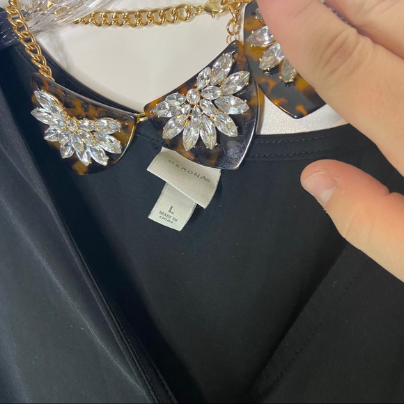 Cap Sleeve 🌻 Black Dress - Picture 3 of 5